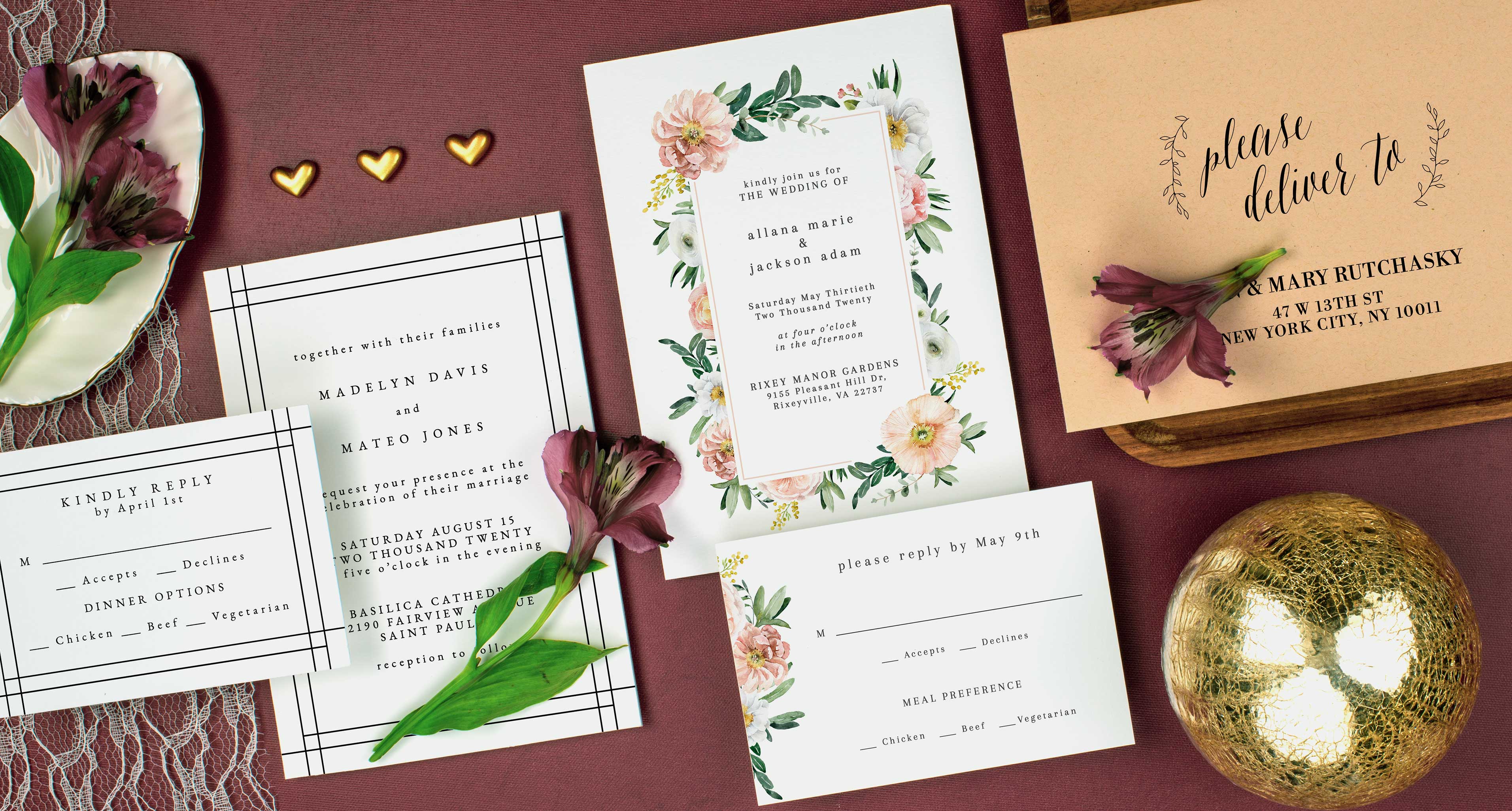 wedding invitations